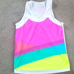Girls Lucky in Love tank top